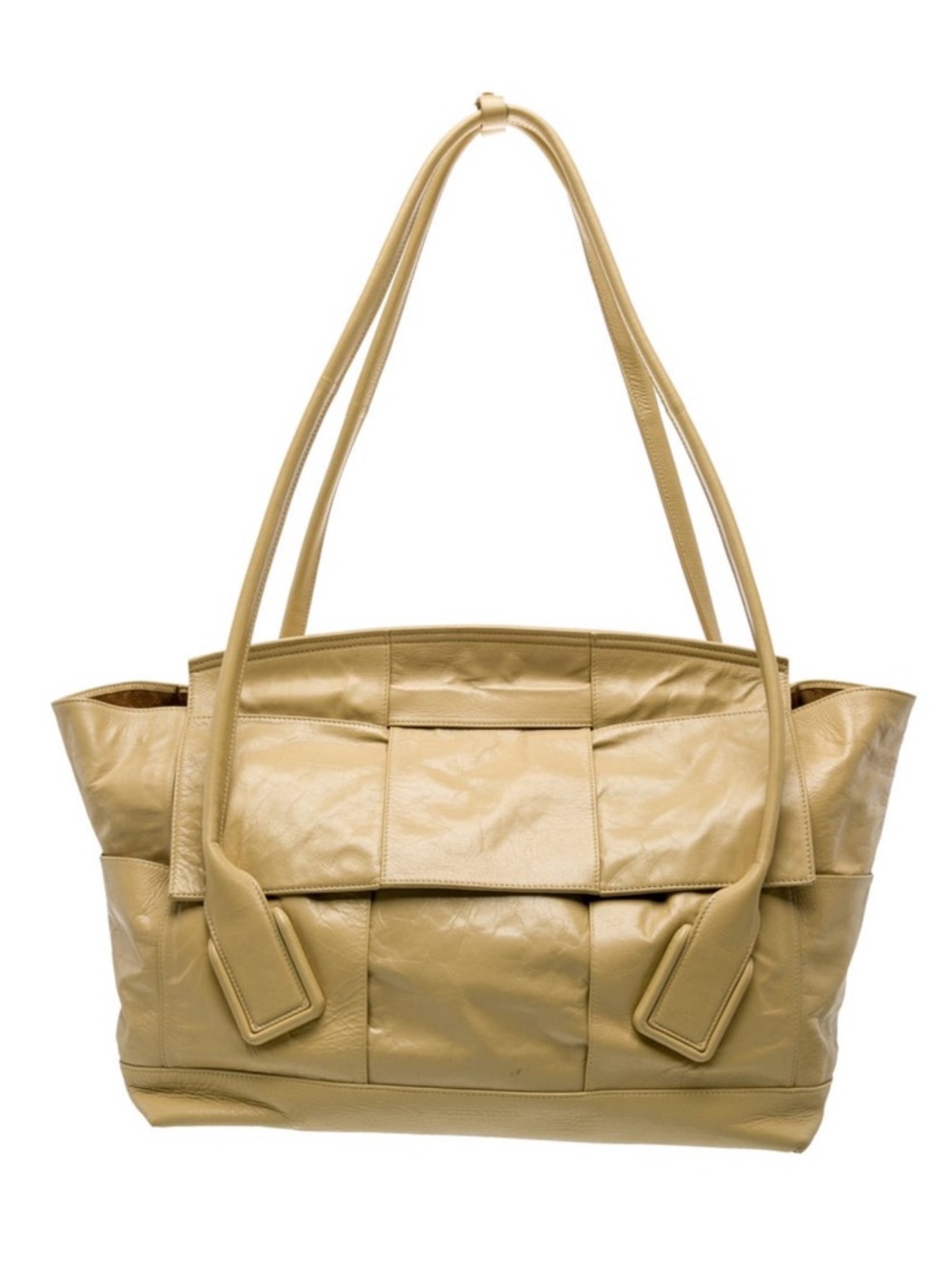 Bottega Veneta tapioca lambskin arco maxi slouch bag retail $5000 - Picture 8 of 11